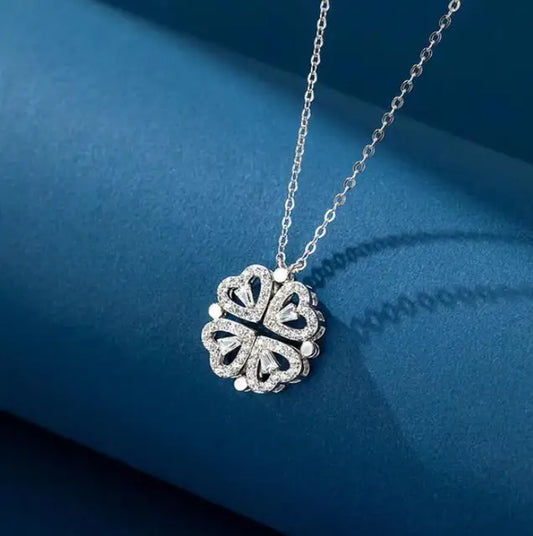Clover Heart Necklace
